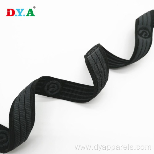 Customized Non-slip Jacquard Embossed Gripper Elastic